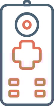 Remote Control Vector Icon