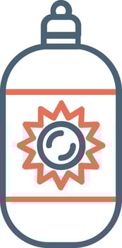 Sun Cream Vector Icon