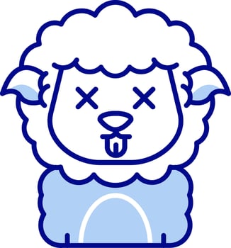 Dead Line Filled Icon vector