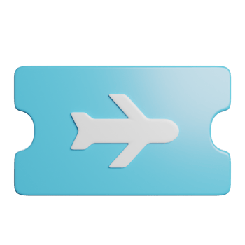 Plane Ticket Flight png