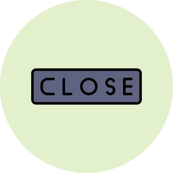 Close Vector Icon