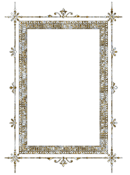 Shiny crystal frame png