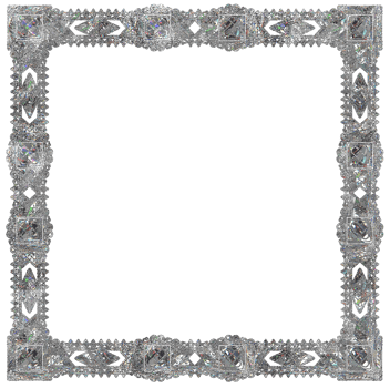 Shiny crystal frame png