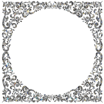 Shiny crystal frame png