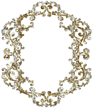 Shiny crystal frame png