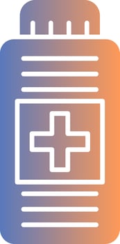 Syrup Gradient Icon vector