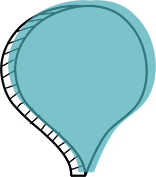 3d green color speech bubble balloon icon sticker memo keyword planner text box banner, flat png transparent element design