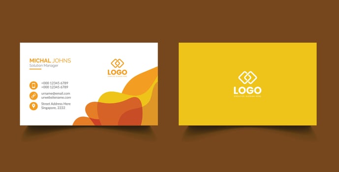 vector business card template