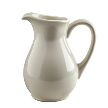 AI generated A milk jug side view isolated on a transparent background png