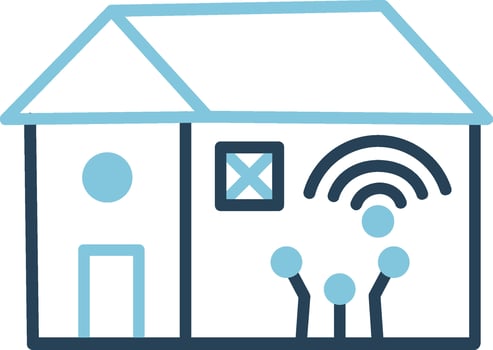 Smart House Vector Icon