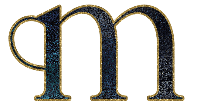 Dark gradient gold glitter alphabet lowercase png