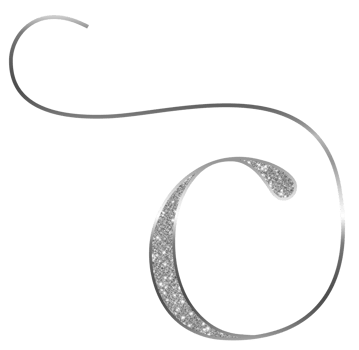 Silver glitter alphabet lowercase png
