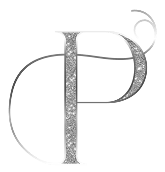 Silver glitter alphabet uppercase png
