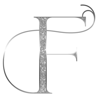 Silver glitter alphabet uppercase png
