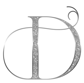 Silver glitter alphabet uppercase png