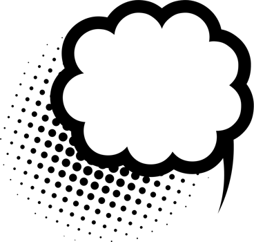 Black and white Pop art polka dots halftone speech bubble balloon icon sticker memo keyword planner text box banner, flat png transparent element design