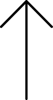 Up Arrow Vector Icon