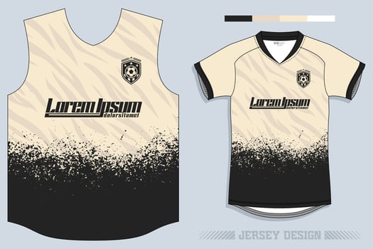 Sports jersey and t-shirt template sports jersey design vector. Sports design for football, racing, gaming jersey. Vector. Pro Vector
