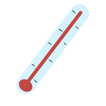 Thermometer glass measurement png