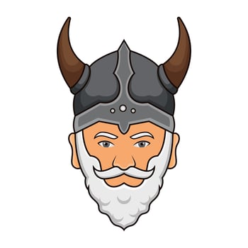Viking Chieftain Mascot vector