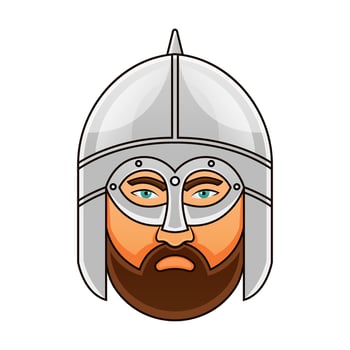 Viking Raider Head Mascot Design vector