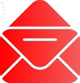 Glyph red Gradient Design vector