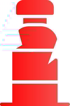 Plastic Bottle Creative Icon Design vector