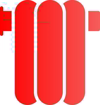 Radiator Creative Icon Design vector