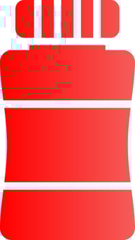 Glyph red Gradient Design vector