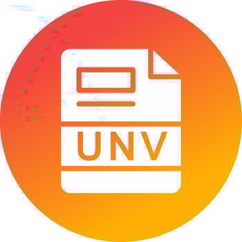 UNV Creative Icon Design vector