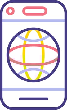 Mobile Internet Vector Icon