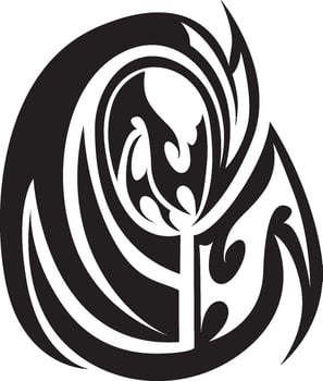 Black Tribal Tattoo Vector