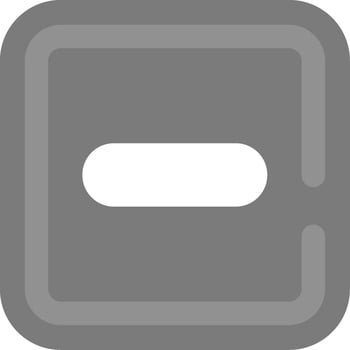 Minus Grey scale Icon vector