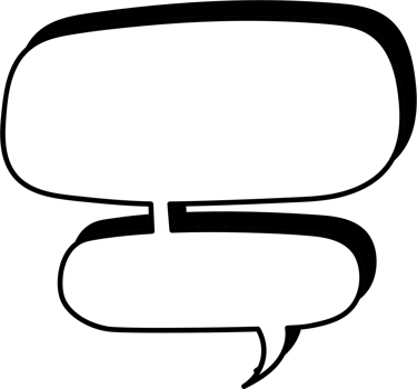 Black and white color speech bubble balloon, icon sticker memo keyword planner text box banner, flat png transparent element design