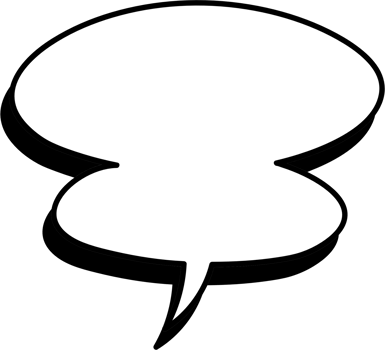 Black and white color speech bubble balloon, icon sticker memo keyword planner text box banner, flat png transparent element design