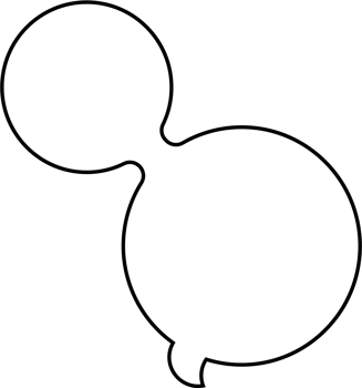 Black and white color speech bubble balloon, icon sticker memo keyword planner text box banner, flat png transparent element design