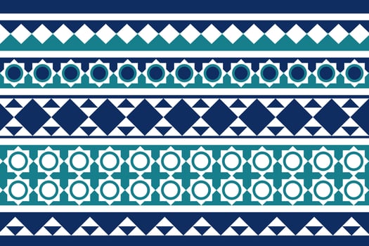 Ethnic pattern geometric vector