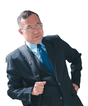 Businessperson Asians experience back pain, indicating a potential injury or muscle problem affecting spine or joints, attention to alleviate ache and restore bodily function png