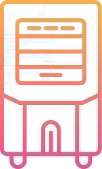 Cooler Vector Icon