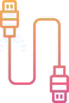 Usb Cable Vector Icon