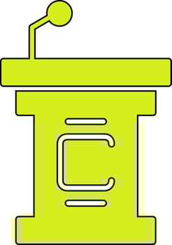 Lectern Vector Icon