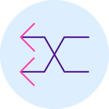 Shuffle Vector Icon