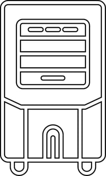 Cooler Vector Icon