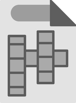 Crossword Vector Icon