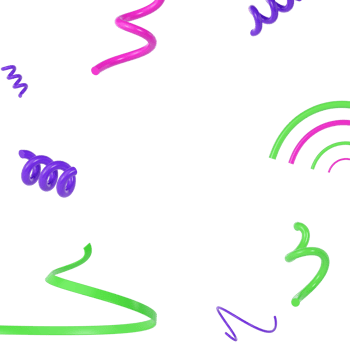 3D tinsel frame. Party Popper with Confetti transparent. Render Plasticine Collection. Colorful Firecracker Elements in Various Shapes. Party, Holiday Surprise or Birthday Events png