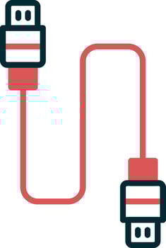 Usb Cable Vector Icon