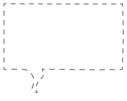 Dashed line Black and white color speech bubble balloon, icon sticker memo keyword planner text box banner, flat png transparent element design