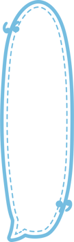 Dashed line Colorful pastel blue color speech bubble balloon with quotation marks, icon sticker memo keyword planner text box banner, flat png transparent element design