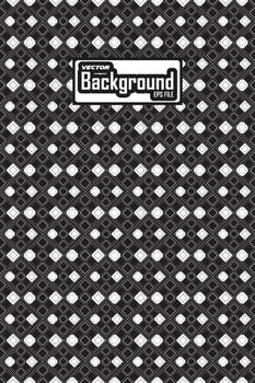 Vector black and white seamless abstract pattern background greyscale ornamental graphic design