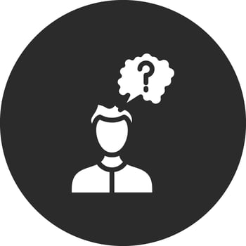 Thinking Vector Icon